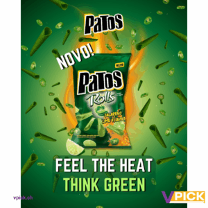 Alternative view of Patos Rolls Jalapeno Lime 61g